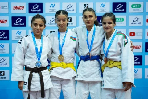 Cüdo üzrə yeniyetmələr arasında Bakı birinciliyinin son qalibləri də məlum olub - FOTO