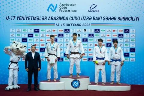 Cüdo üzrə yeniyetmələr arasında Bakı birinciliyinin son qalibləri də məlum olub - FOTO