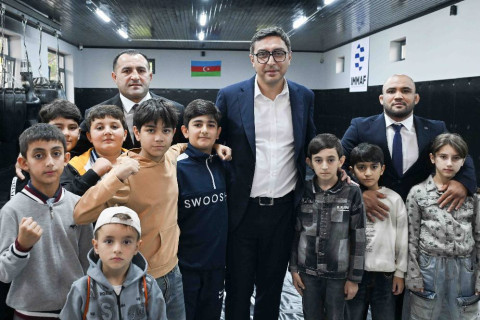 Нариман Аббасов открыл спортзал в память о брате - ФОТО