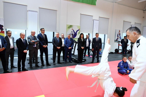 Şabranda Cüdo Təlim Mərkəzi istifadəyə verilib - FOTO
