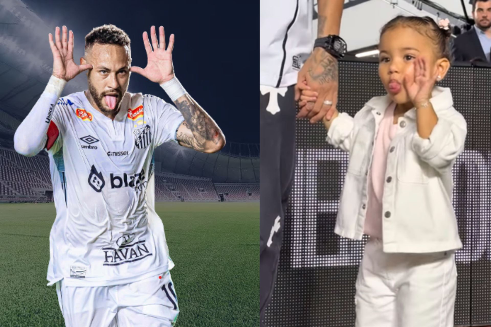 Neymar’s daughter steals spotlight with famous goal celebration - VIDEO