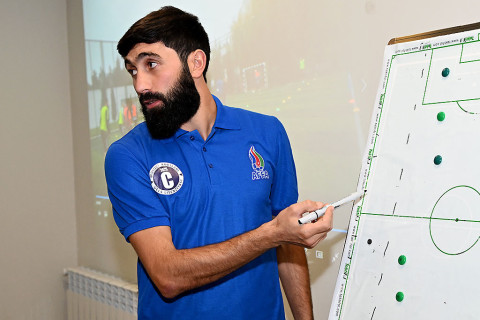 Qubada UEFA-nın C kateqoriyalı məşqçi kursunun I mərhələsi keçirilib - FOTO