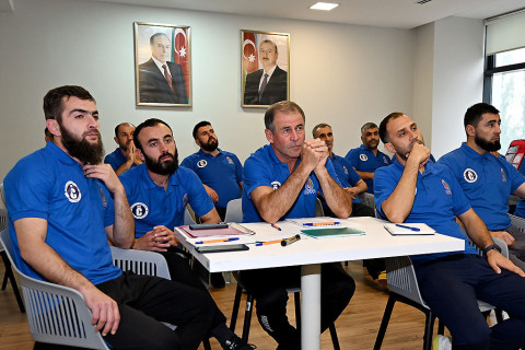 Qubada UEFA-nın C kateqoriyalı məşqçi kursunun I mərhələsi keçirilib - FOTO