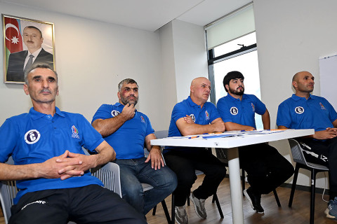 Qubada UEFA-nın C kateqoriyalı məşqçi kursunun I mərhələsi keçirilib - FOTO