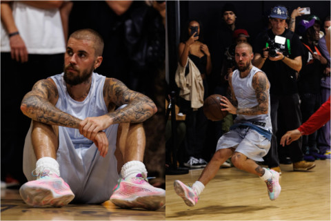 Justin Bieber impresses with deep three-pointers in celebrity basketball game - VIDEO