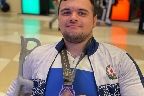 Dünya çempionatında medal qazanan paralimpiyaçılarımız Vətənə qayıdıblar - FOTO