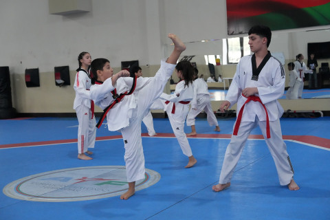 18 taekvondoçu dan dərəcəsi uğrunda imtahan verib - FOTO