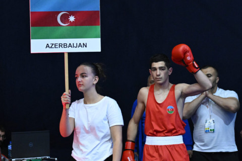 Azərbaycanın üç boksçusu U-15 Avropa çempionatında növbəti mərhələyə yüksəlib - FOTO