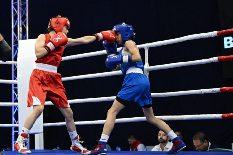 Азербайджанская спортсменка вышла в полуфинал чемпионата Европы по боксу - ФОТО