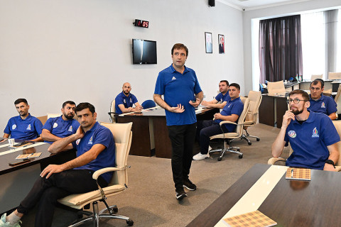 Şəkidə məşqçi kurslarına start verilib - FOTO