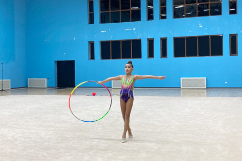 Qəbələdə bədii gimnastika üzrə turnir davam edir - FOTO