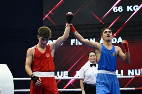 Three more Azerbaijani boxers reach finals at U-15 European Championship