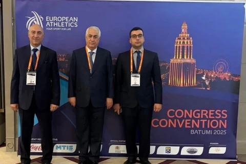 Азербайджанская делегация приняла участие в конгрессе Европейской ассоциации атлетики