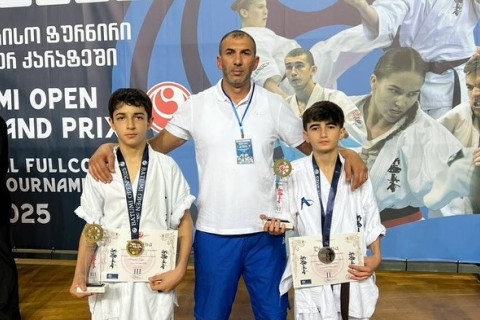 İki karateçimiz Batumidə keçirilən beynəlxalq turnirdə fərqlənib - FOTO