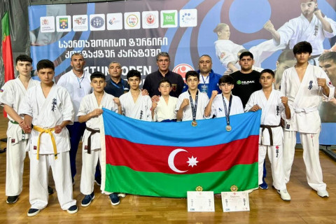 Cборная Азербайджана по каратэ успешно выступила в Батуми