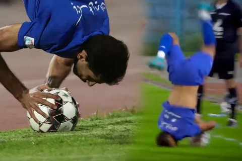 İranlı futbolçunun şou göstərmək istəyi ölümünə səbəb olacaqdı - VİDEO
