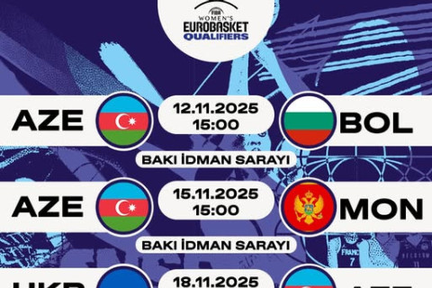 Qadınlardan ibarət basketbol millimiz “EuroBasket 2027”in seçmə mərhələsinə start verir