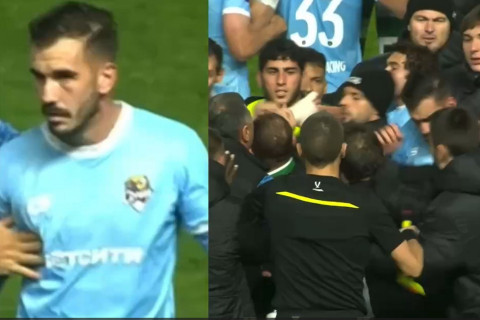 “Axmat” və “Soçi” futbolçuları arasında kütləvi dava - VİDEO