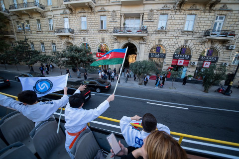 Ümumdünya Cüdo Günündə “Şəhər turu” - FOTO