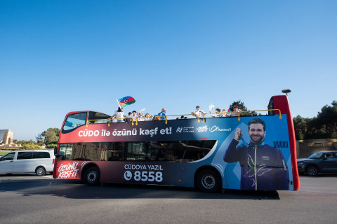 Ümumdünya Cüdo Günündə “Şəhər turu” - FOTO