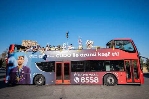 Ümumdünya Cüdo Günündə “Şəhər turu” - FOTO