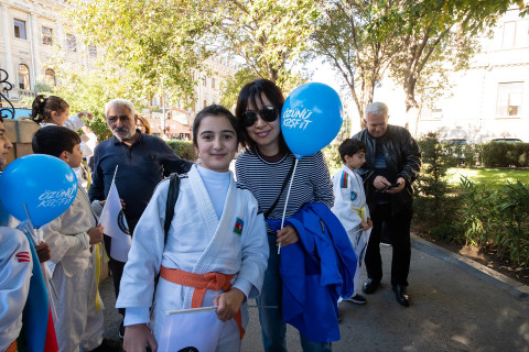 Ümumdünya Cüdo Günündə “Şəhər turu” - FOTO