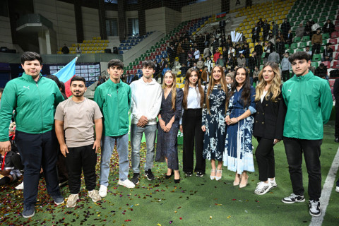 По инициативе Лейлы Алиевой организован очередной турнир по мини-футболу среди команд детских домов - ФОТО