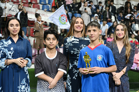 По инициативе Лейлы Алиевой организован очередной турнир по мини-футболу среди команд детских домов - ФОТО