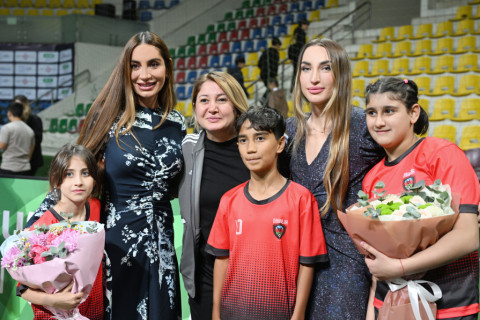 По инициативе Лейлы Алиевой организован очередной турнир по мини-футболу среди команд детских домов - ФОТО