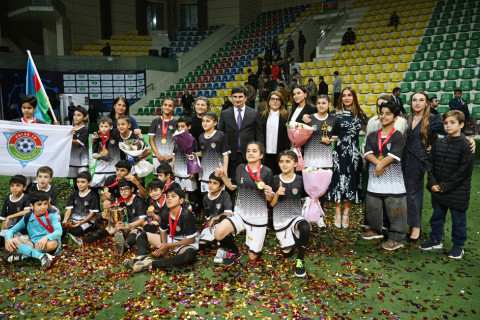 По инициативе Лейлы Алиевой организован очередной турнир по мини-футболу среди команд детских домов