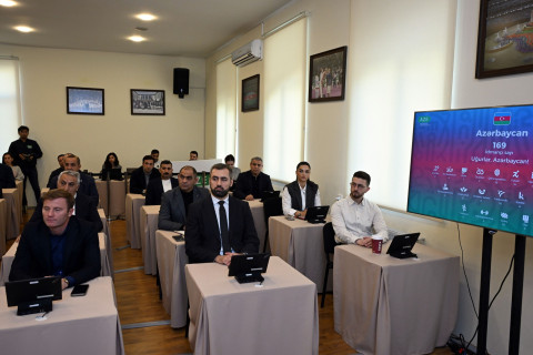 Fərid Qayıbov VI İslam Həmrəyliyi Oyunlarına hazırlıq işləri ilə bağlı tapşırıqlar verib - FOTO