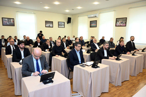 Fərid Qayıbov VI İslam Həmrəyliyi Oyunlarına hazırlıq işləri ilə bağlı tapşırıqlar verib - FOTO