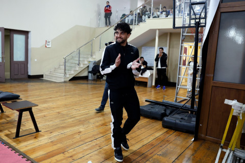 “Qarabağ”ın braziliyalı ulduzu Kadi Borges parataekvondoçuların məşqində olub - FOTO/VİDEO