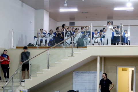 “Qarabağ”ın braziliyalı ulduzu Kadi Borges parataekvondoçuların məşqində olub - FOTO/VİDEO