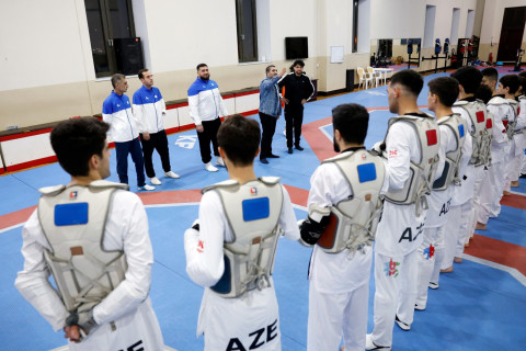 “Qarabağ”ın braziliyalı ulduzu Kadi Borges parataekvondoçuların məşqində olub - FOTO/VİDEO