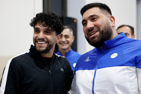 “Qarabağ”ın braziliyalı ulduzu Kadi Borges parataekvondoçuların məşqində olub - FOTO/VİDEO