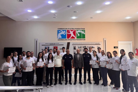 Завершен семинар для судей по атлетике: участники получили сертификаты