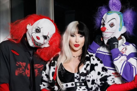 Винисиус предстал на Хэллоуин в образе клоуна - ФОТО