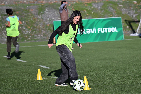 Qəbələdə kütləvi futbol festivalı keçirilib - FOTO