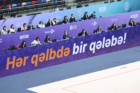 В Баку стартовал международный турнир по художественной гимнастике Ocaq Cup - ФОТО