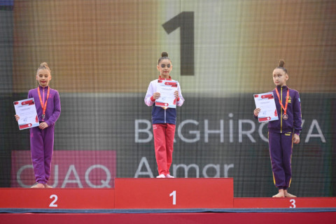 В Баку стартовал международный турнир по художественной гимнастике Ocaq Cup - ФОТО