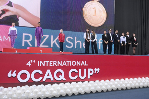 В Баку стартовал международный турнир по художественной гимнастике Ocaq Cup - ФОТО
