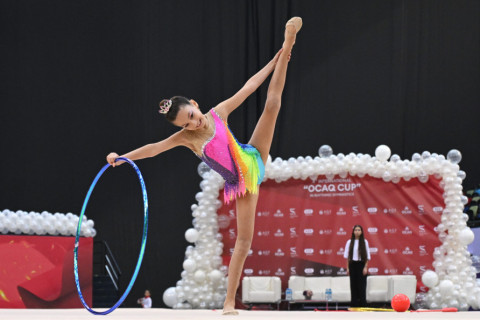В Баку стартовал международный турнир по художественной гимнастике Ocaq Cup - ФОТО