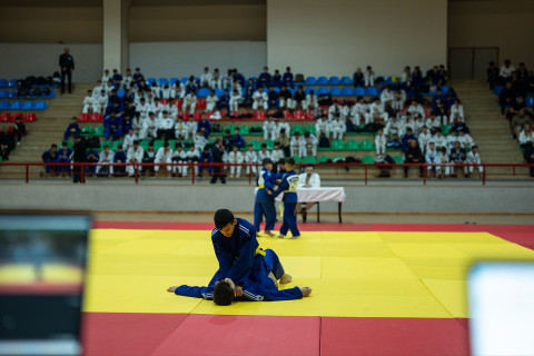 Naxçıvanda idmançılar üçün kəmər dərəcələri imtahanı təşkil edilib - FOTO