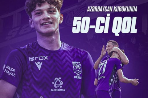 "Сумгайыт" забил 50-й гол в истории Кубка Азербайджана