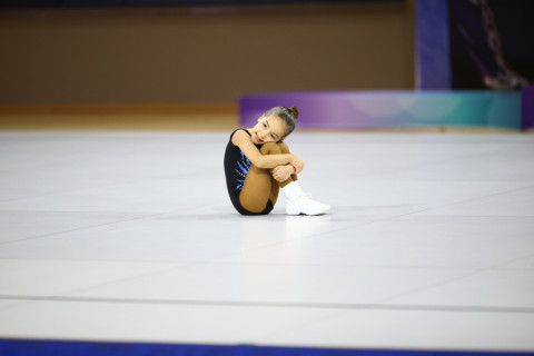 Gəncədə ilk dəfə aerobika gimnastikası üzrə ölkə birinciliyi keçirilib - FOTO