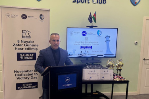 Rotterdamda Zəfər Gününə həsr olunmuş şahmat turniri keçirilib - FOTO