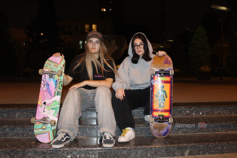 Пять девушек на всю страну: женский скейтбординг в Азербайджане – İDMAN.BİZ говорит со спортсменками + ФОТО/ВИДЕО