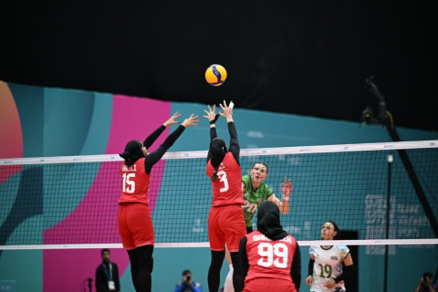 Игры исламской солидарности: женская сборная Азербайджана по волейболу одержала победу - ОБНОВЛЕНО + ФОТО