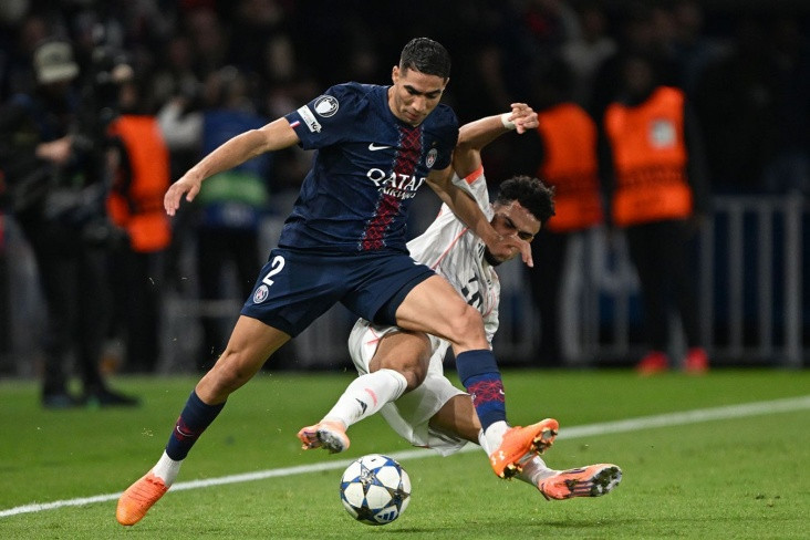 Появились подробности о состоянии Хакими после тяжелого стыка с Луисом Диасом